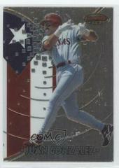 Juan Gonzalez #BBI3 Baseball Cards 1997 Bowman's Best International Prices