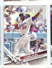 Yasiel Puig [Metallic Snowflakes] Baseball Cards 2017 Topps Holiday Prices