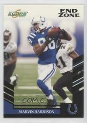 Marvin Harrison [End Zone Black] Football Cards 2007 Panini Score Prices