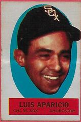 Luis Aparicio [Blank Back] Baseball Cards 1963 Topps Peel Offs Prices