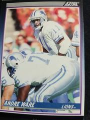 Andre Ware Football Cards 1990 Panini Score Supplemental Prices