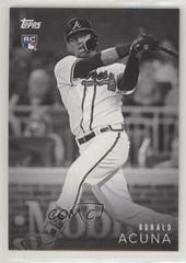 Ronald Acuna #30 Baseball Cards 2018 Topps on Demand Black & White Prices