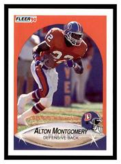 Alton Montgomery Football Cards 1990 Fleer Update Prices