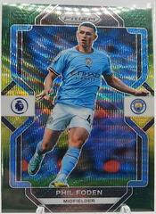 Phil Foden [Choice Blue Yellow and Green] #1 Soccer Cards 2022 Panini Prizm Premier League Prices