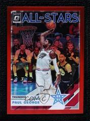 Paul George [Red] Basketball Cards 2019 Panini Donruss Optic All-Stars Prices