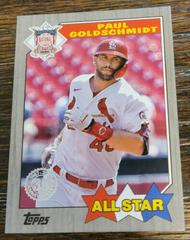 Paul Goldschmidt [Black] #87TB-31 Baseball Cards 2022 Topps 1987 Series 2 Prices