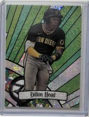 Dillon Head [Mini Diamond] #BG-12 Baseball Cards 2023 Bowman Draft Glass Prices