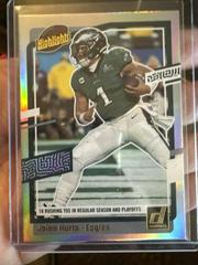 Jalen Hurts [Holo] #H-JH Football Cards 2023 Panini Donruss Highlights Prices