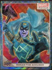 Ronan The Accuser [Blue Rainbow] #27 Marvel 2023 Upper Deck Platinum Prices