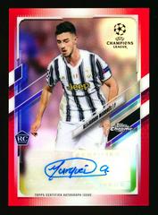 Alejandro Marques [Red Refractor] Soccer Cards 2020 Topps Chrome UEFA Champions League Autographs Prices