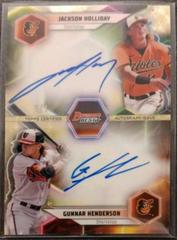 Jackson Holliday, Gunnar Henderson [Superfractor] Baseball Cards 2023 Bowman's Best Dual Autographs Prices