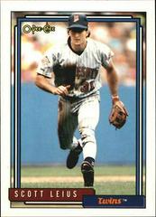 Scott Leius #74 Baseball Cards 1992 O Pee Chee Prices