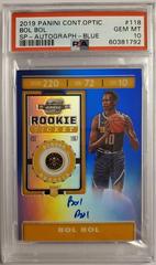 Bol Bol [SP Autograph Blue] Basketball Cards 2019 Panini Contenders Optic Prices