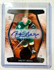 Brett Hull [Autograph Material Orange] #161 Hockey Cards 2023 Upper Deck Artifacts Prices
