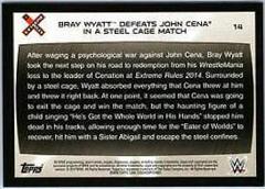 Bray Wyatt #14 Wrestling Cards 2015 Topps WWE Road to Wrestlemania Prices