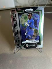 Andre Onana Soccer Cards 2022 Panini Prizm World Cup Global Reach Prices