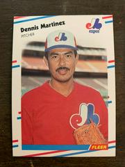 Dennis Martinez #188 Baseball Cards 1988 Fleer Prices