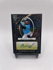 Bryan De La Cruz [Yellow] Baseball Cards 2022 Panini Chronicles Obsidian Autographs Prices
