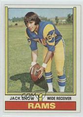 Jack Snow #83 Football Cards 1974 Topps Prices