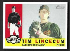 Tim Lincecum #165 Baseball Cards 2009 Topps Heritage Prices
