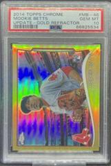 Mookie Betts [Gold Refractor] #MB-46 Baseball Cards 2014 Topps Chrome Update Prices
