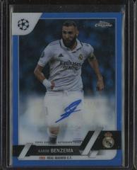 Karim Benzema [Blue] #CA-KB Soccer Cards 2022 Topps Chrome UEFA Club Competitions Autographs Prices