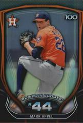 Mark Appel #BTP44 Baseball Cards 2015 Bowman Scout's Top 100 Prices