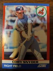 Cory Snyder #74 Baseball Cards 1991 Score Superstars Prices