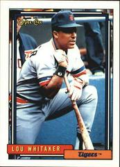 Lou Whitaker #570 Baseball Cards 1992 O Pee Chee Prices
