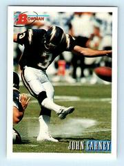 John Carney #115 Football Cards 1993 Bowman Prices