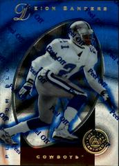 Deion Sanders [Platinum Blue] #18 Football Cards 1997 Pinnacle Totally Certified Prices