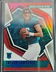 Trevor Lawrence [Red and Blue] #101 Football Cards 2021 Panini Rookies and Stars Prices