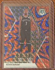 Kevin Durant [Reactive Blue] #1 Basketball Cards 2019 Panini Mosaic Prices
