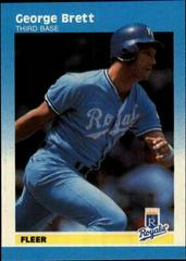 George Brett #13 Baseball Cards 1987 Fleer Mini Prices