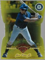 Jose Cruz Jr. [Die Cut] #330 Baseball Cards 1997 Leaf Fractal Matrix Prices