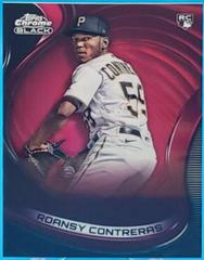 Roansy Contreras [Red] #81 Baseball Cards 2022 Topps Chrome Black Prices