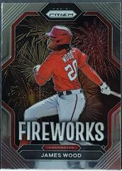James Wood Baseball Cards 2023 Panini Prizm Fireworks Prices