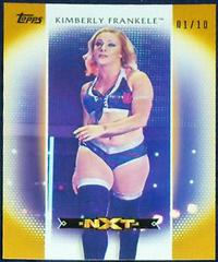 Kimberly Frankele [Gold] Wrestling Cards 2017 Topps WWE Women's Division Prices