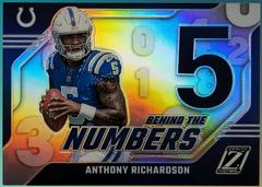 Anthony Richardson [Silver] #2 Football Cards 2023 Panini Zenith Behind the Numbers Prices