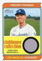 Freddie Freeman #CCR-FF Baseball Cards 2023 Topps Heritage Clubhouse Collection Relics Prices