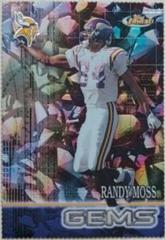 Randy Moss [Gold Refractor] #197 Football Cards 2000 Topps Finest Prices