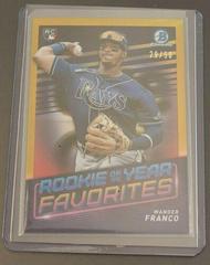Wander Franco [Gold Refractor] #CRA-WF Baseball Cards 2022 Bowman Chrome Rookie Autographs Prices