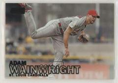 Adam Wainwright [Black Foil] #196 Baseball Cards 2016 Stadium Club Prices