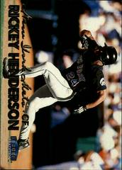Rickey Henderson Baseball Cards 1999 Fleer Update Prices