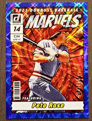 Pete Rose [Blue] Baseball Cards 2023 Panini Donruss Marvels Prices