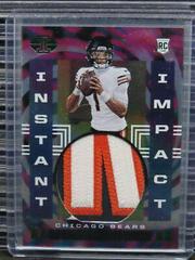 Justin Fields [Green] Football Cards 2021 Panini Illusions Instant Impact Prices