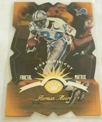 Herman Moore [Fractal Matrix Die Cut] Football Cards 1997 Leaf Prices