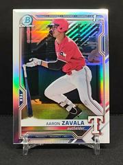 Aaron Zavala [Refractor] #BDC-101 Baseball Cards 2021 Bowman Draft Chrome Prices