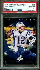 Tom Brady [NFL] #11 Football Cards 2015 Panini Gridiron Kings Prices