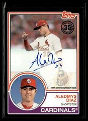Aledmys Diaz [Black] Baseball Cards 2018 Topps 1983 Baseball Autographs Prices